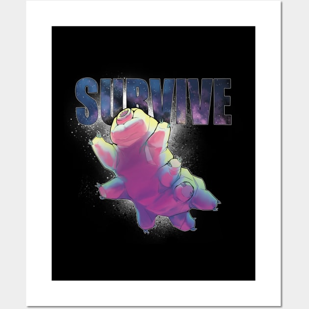 Survive like a Tardigrade Wall Art by Gatobob